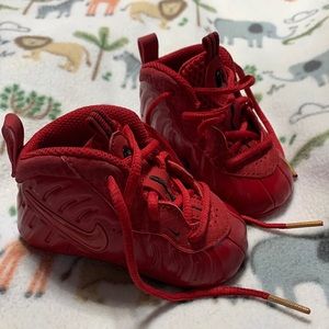 Nike Lil’ Posite Pro Red Tennis Shoes 6month